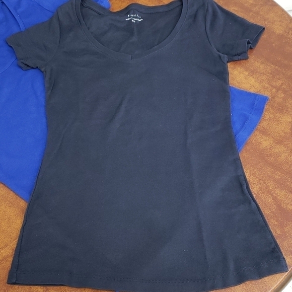 2 Attention Tees Navy & Royal Small VGUC - Picture 3 of 12